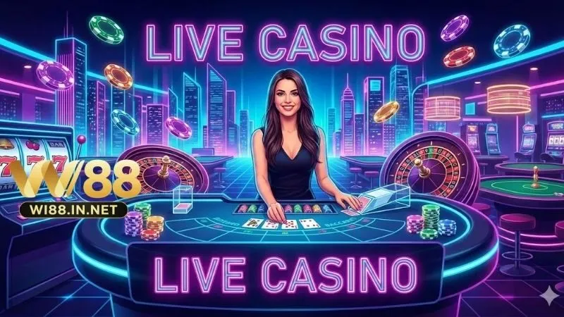 Tổng quan về sự bùng nổ của Live Casino Wi88