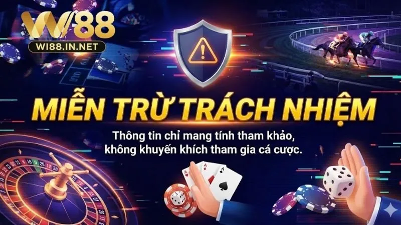 Giới hạn trách nhiệm đối với kết quả trò chơi và tài chính